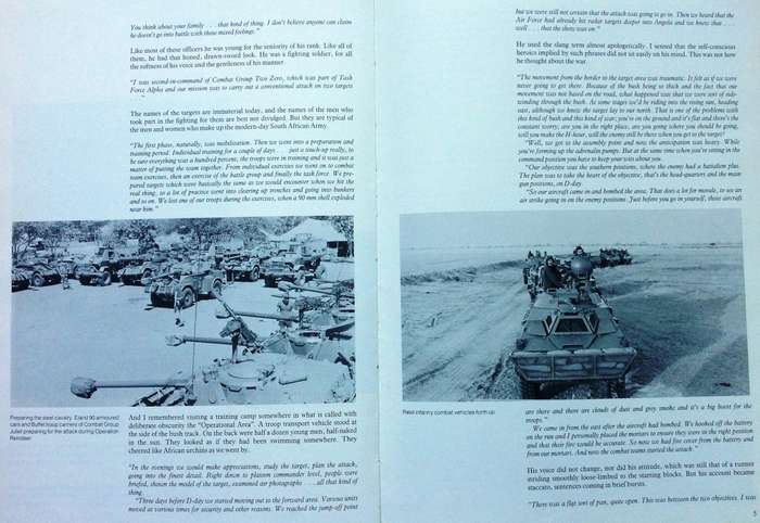 LIKE THE WIND - The Story of the South African Army by Siegfried Stander - Hardcover - book signed