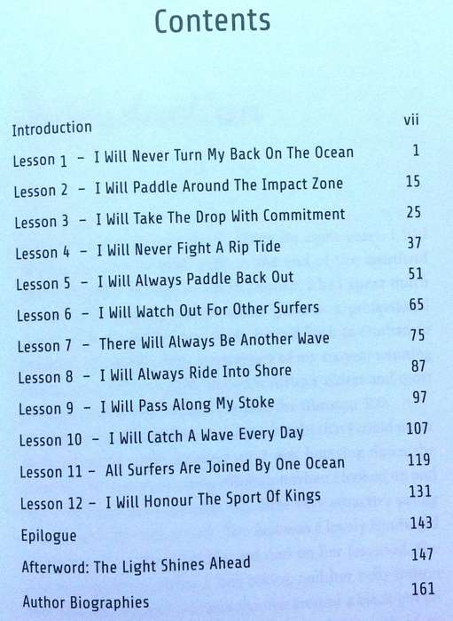 Surfer's Code - Shaun Tomson with Patrick Moser     12 simple lessons for riding through life
