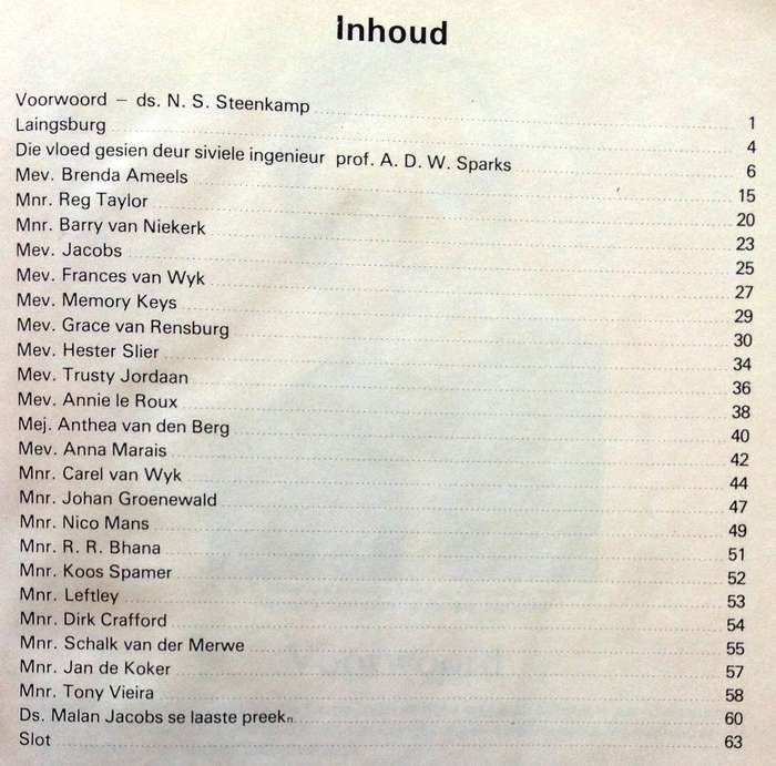 Ons het op die Dakke gesit-ooggetuieverslae van die Laingsburgvloedramp-25 Januarie 1981