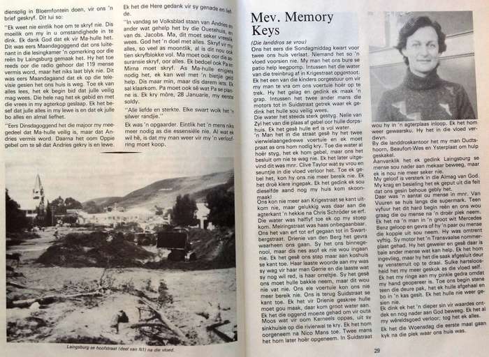 Ons het op die Dakke gesit-ooggetuieverslae van die Laingsburgvloedramp-25 Januarie 1981