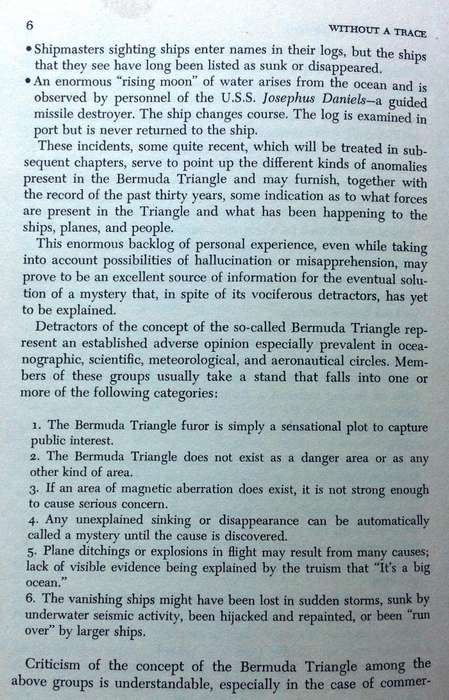 Without a Trace - Charles Berlitz - Hardcover - More Evidence from the Bermuda Triangle