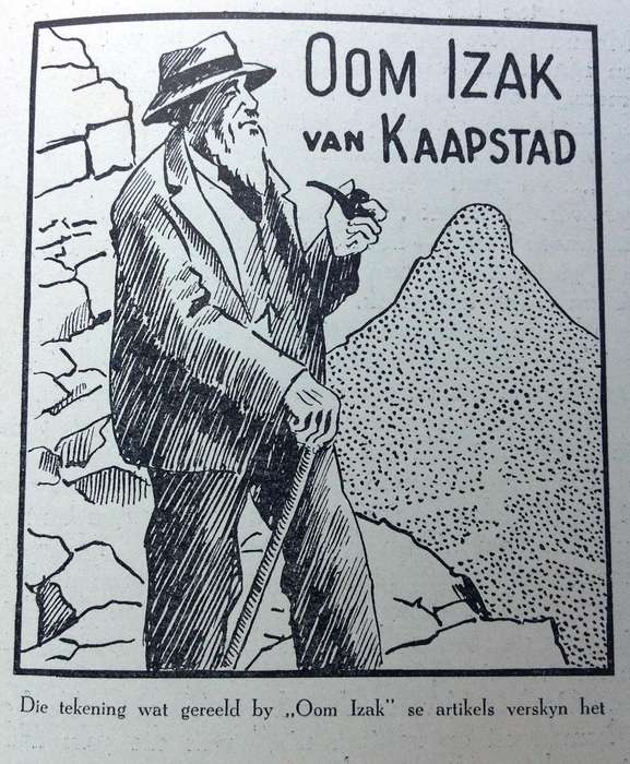 Oom Izak van Kaapstad kyk terug - Izak W van Tonder    Boek geteken deur Skrywer