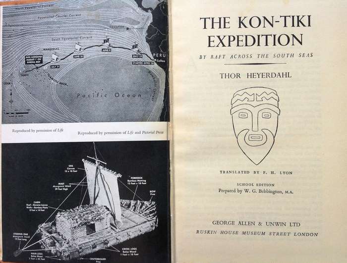 The Kon-Tiki Expedition - Thor Heyerdahl - School Edition - Hardcover
