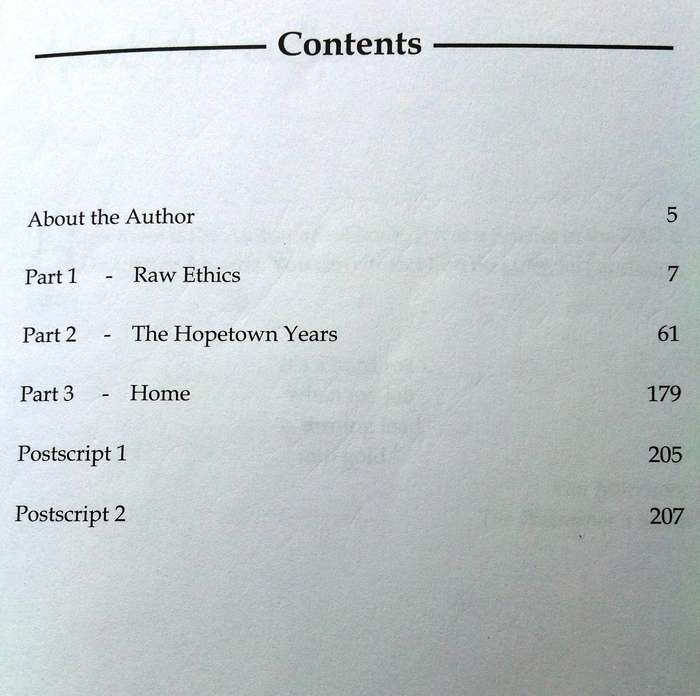Hopetown - Ian Campbell-Gillie - Book signed by the Author