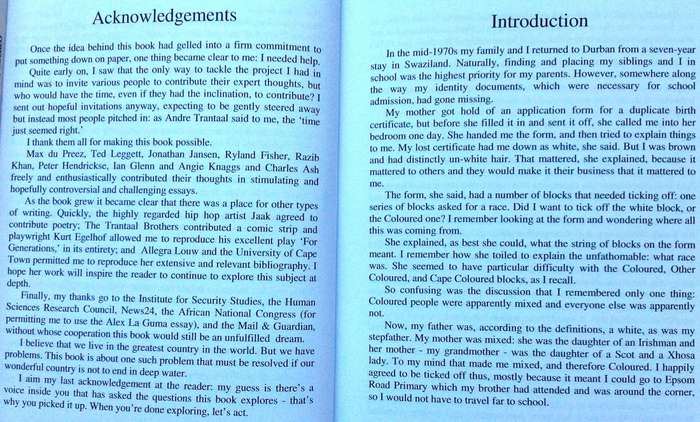 Being Coloured - Edited by Mark Peach       Book signed by Mark Peach
