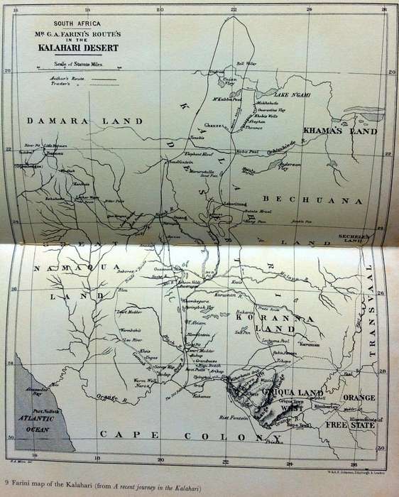 Lost City of the Kalahari - Fay Goldie - Hardcover The Farini Story and Reports on other Expeditions