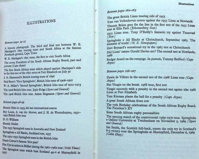 The Springboks 1891 - 1970 - A C Parker - Hardcover