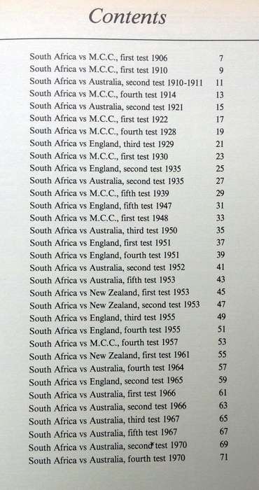 Great Springbok Cricket Tests - Chris Greyvenstein - 100 Years of Headlines