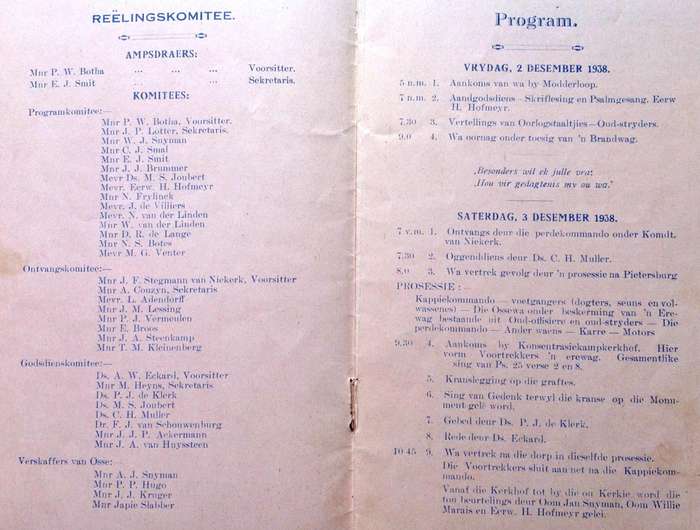 Op Louis Trichardt se Spoor - Eeufees - Ossewatrek - 1838 - 1938 Pietersburg