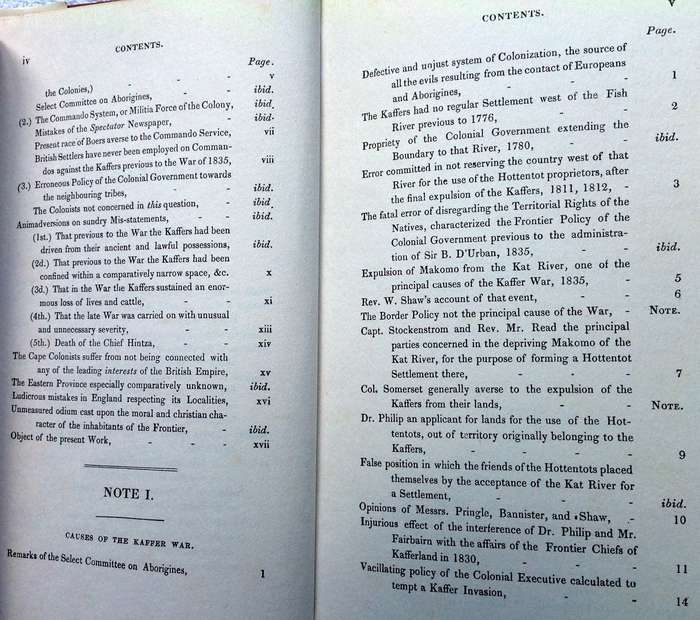 Notes on South African Affairs from 1834 to 1838 - William B Boyce (Wesleyan Missionary) - Hardcover