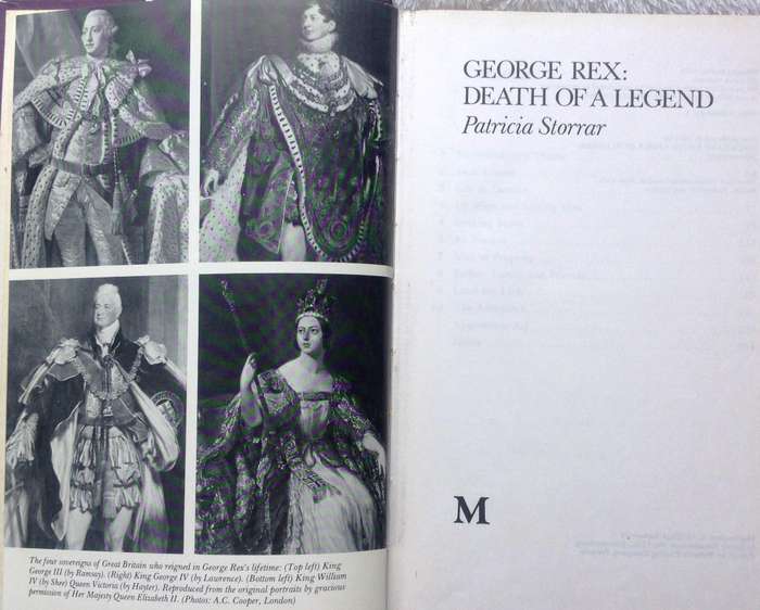 George Rex: Death of a Legend - Patricia Storrar - Hardcover
