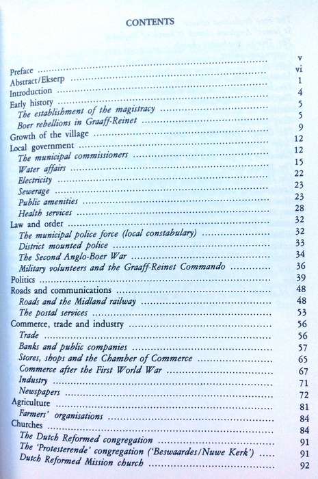 Graaff-Reinet 1786 - 1986 - A de V Minnaar - Book signed by Author