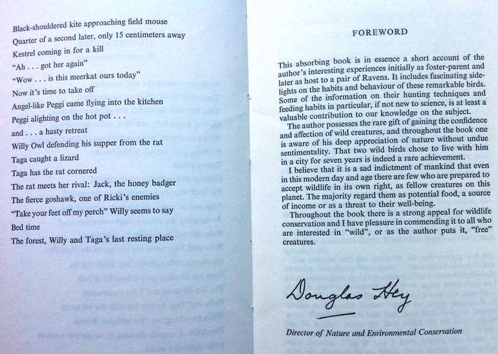 TWO RAVENS came TAPPING - Friedrich von Kirchhoff - Hardcover  Book signed by the Author