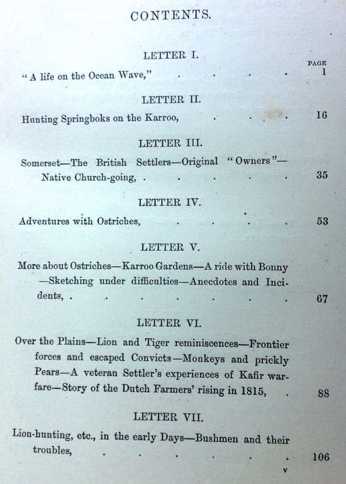 Six Months at the Cape - R M Ballantyne - Hardcover      Letters to Periwinkle from South Africa
