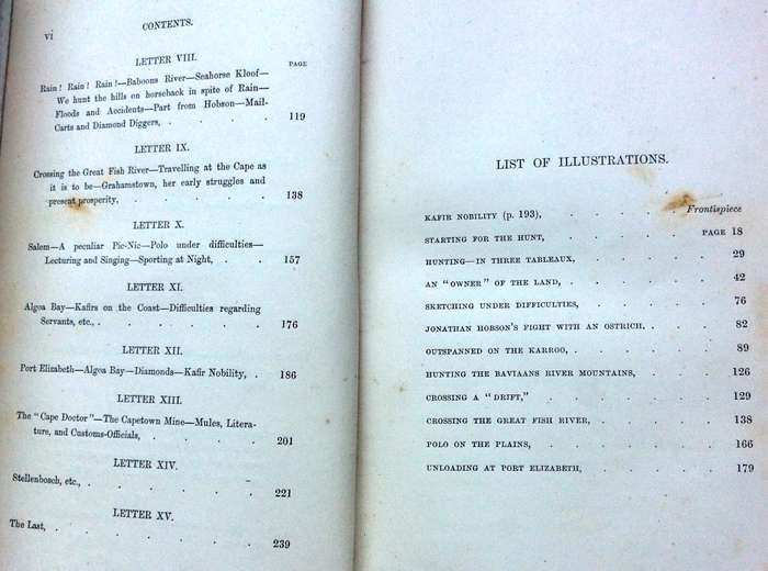Six Months at the Cape - R M Ballantyne - Hardcover      Letters to Periwinkle from South Africa