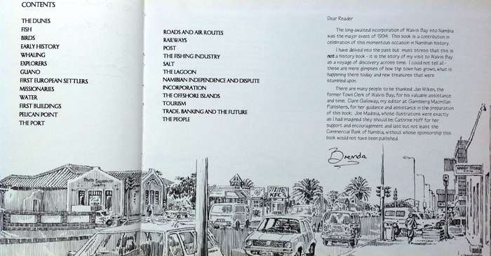 Walvis Bay, Namibia - Hardcover  by Brenda Bravenboer & Joe Madisia  Book signed Brenda Bravenboer
