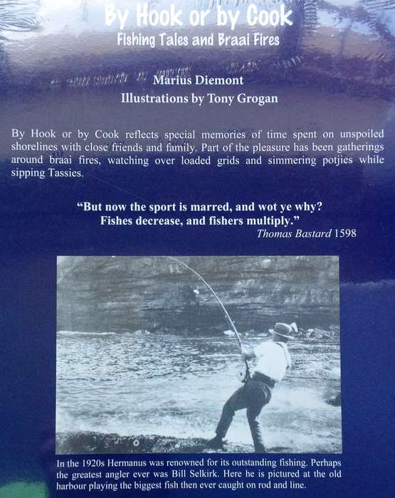 By Hook or by Cook-Marius Diemont-Fishing Tales and Braai Fires- Book brand new-still in plastic