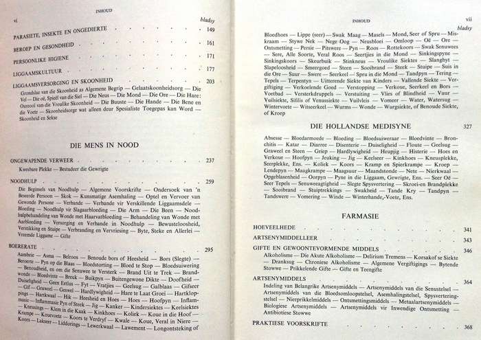 Die Afrikaanse Huisdokter - Volledige Stel van 3 Boeke - Dr H K Wagner - Hardeband