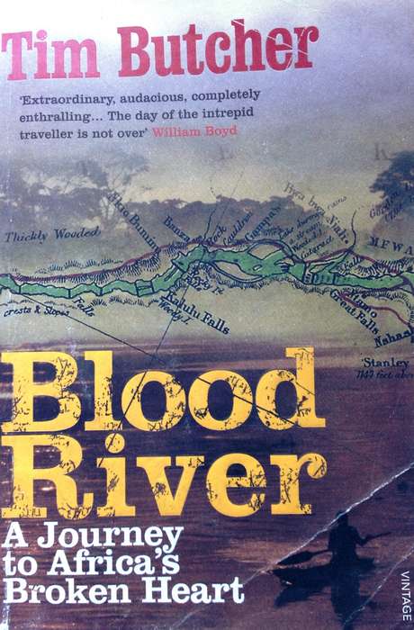 Three books by Tim Butcher - The Trigger and Chasing the devil and Blood River