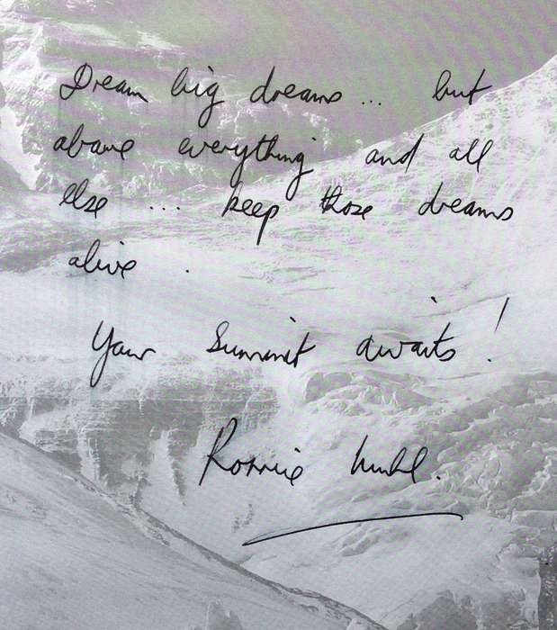Everest - Surviving the Death Zone - Ronnie Muhl - Hardcover     Book signed by Author