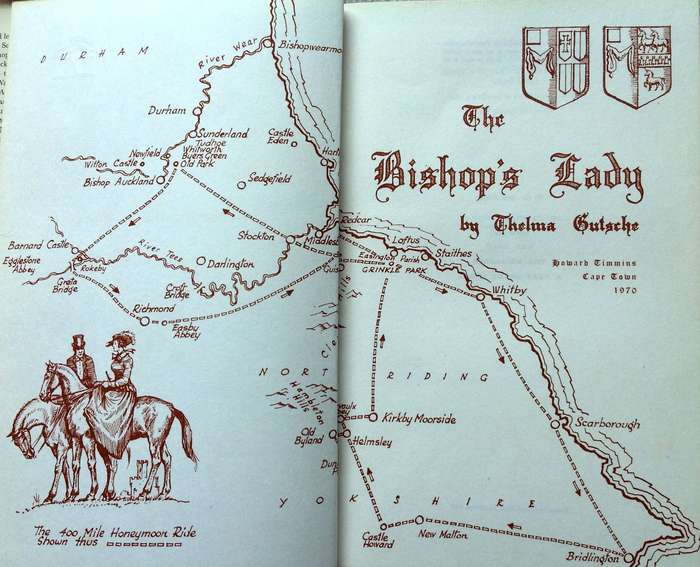 The Bishops Lady - Thelma Gutsche - Hardcover  Signed by Author   De Luxe Limited Edition number 20