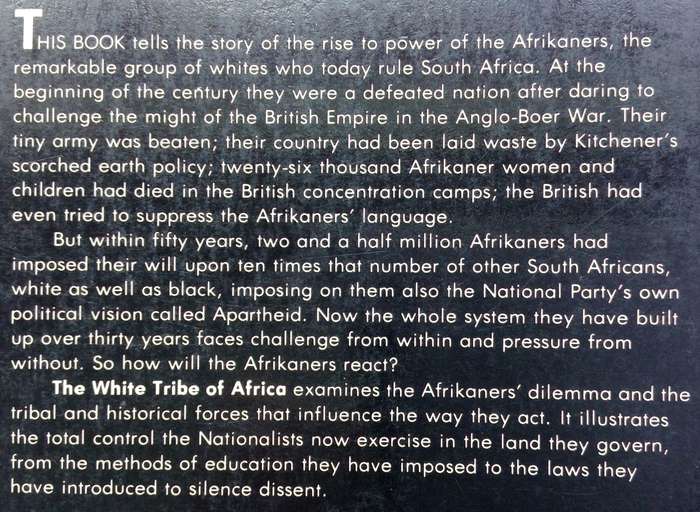 Two books-The White Tribe of Africa & D Harrison and Genocide of the Boers-Stephen Mitford Goodson