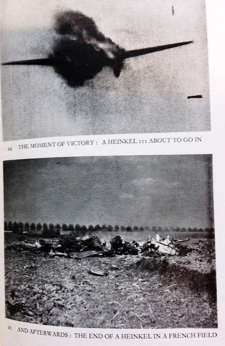 Fighter Pilot-A Personal Record of the Battle of France-P Richey-Hardcover signed by B N Woods SAAF