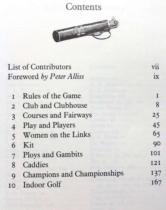 The Punch Book of Golf      Compiled by Susan Jeffreys      Foreword by Peter Alliss