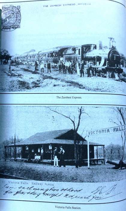 Historical Railway Postcard Journeys in Southern Africa - David Rhind and Michael Walker - Signed