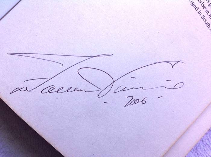 (Vinnige) Fanie de Villiers-"Never say die"-Vinniger as ooit-Trevor Chesterfield-signed by "Vinnige"