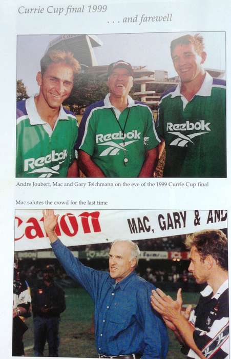 MAC - The Face of Rugby - The Ian McIntosh Story with John Bishop - Hardcover  Book signed by Author