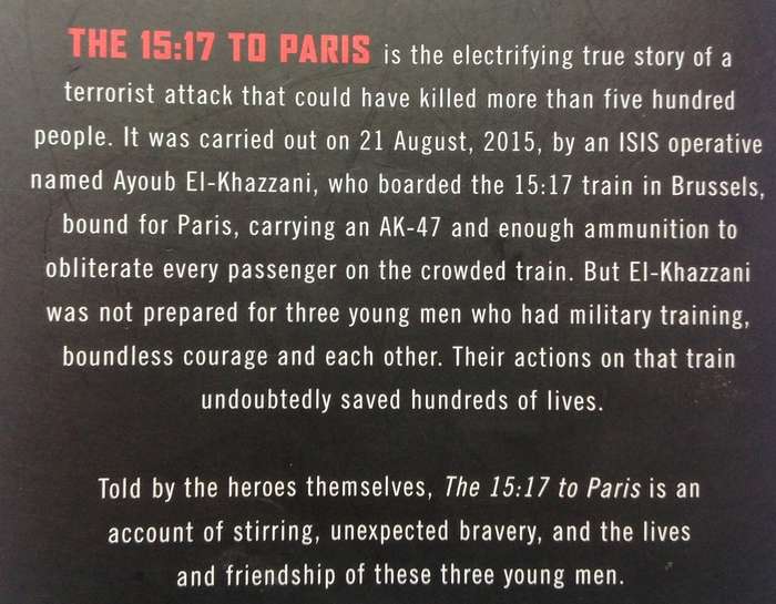 The 15:17 to Paris - Stone, Skarlatos, Sadler, Stern