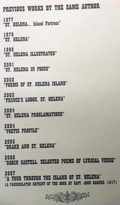 St Helena - A Photographic Treasury 1856 - 1947 - Robin Castell R. Hist. Soc. - Hardcover