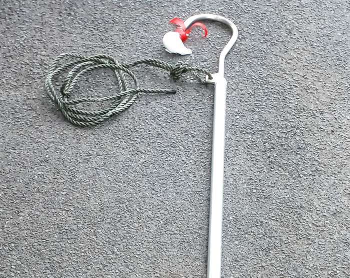 Heavy Duty Tunny Fishing Flying Gaff Stainless Steel - Auto Gaff Brand Punta Gorda Florida