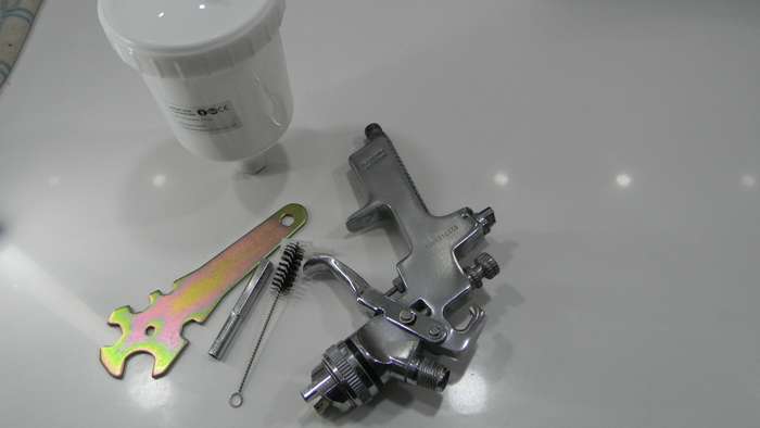 Spongpeng Low Pressure Aire Spray Gun LVLP Spray Gun Pressure 3.5bar Nozzle