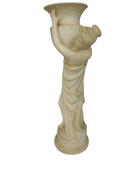A good 19th centuary parian Figure Depicting The Maiden With Cornucopia
