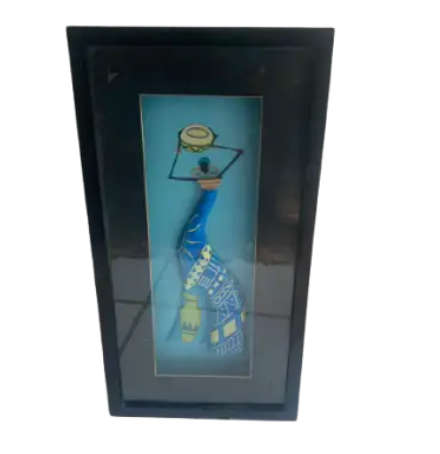 3d African Shadow box wall decor