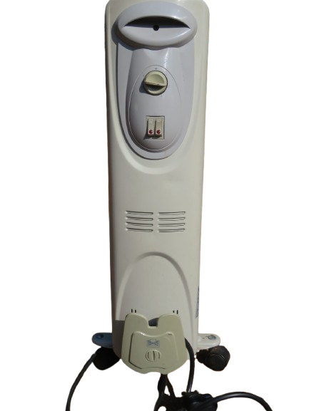 14 Fin Oil Fin Heater White