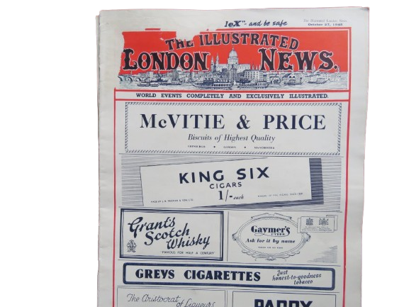 Illustrated London News, loose Mc Vitie & Price, 1850s, wood engraved illustrations: Antiquities