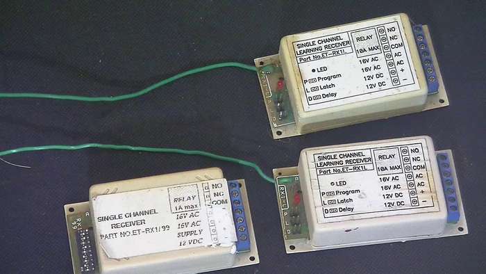 ET 1 CHANNEL RECEIVER (RX1-L), QTY 2 and RX-/99 (QTY1)