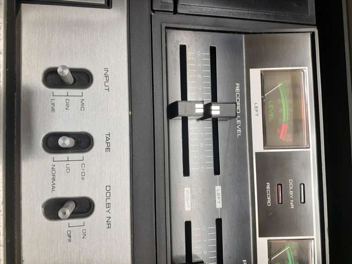 sharp rt-480tx tape deck 1980's working
