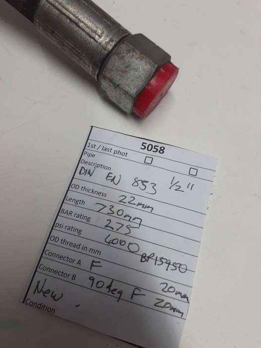 SEMPERIT DIN EN 853 DN 10 SAE hydraulic hose 1/2'' 1.7m