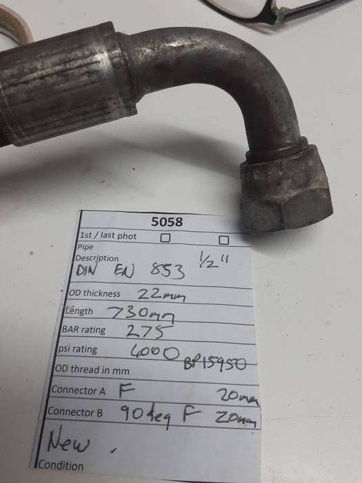 SEMPERIT DIN EN 853 DN 10 SAE hydraulic hose 1/2'' 1.7m