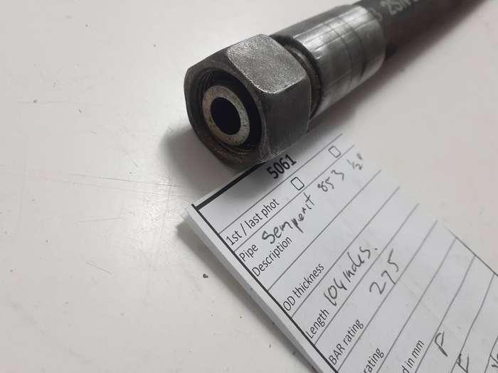 SEMPERIT DIN EN 853 DN 10 SAE hydraulic hose 3/4'' 2640mm length 275 BAR M & F
