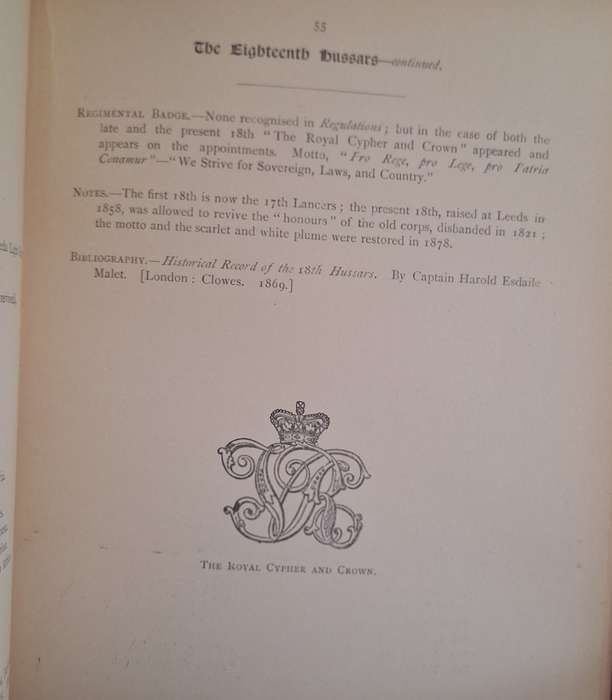 Boer War, Regimental Records of the British Army by J.C. Farmer