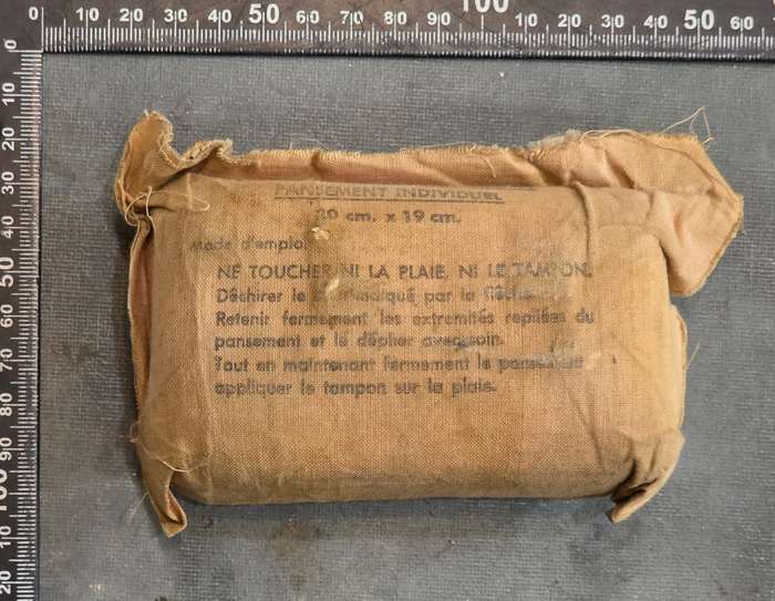 Unopened Post WW2 British Joint Services Camo First Aid Field Dressing