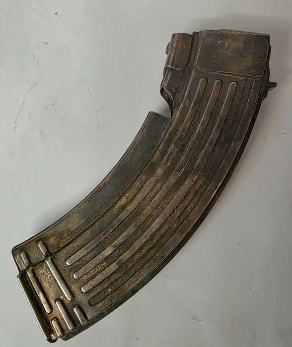 RHODESIAN AK-47 PICK UP MAG TURNED INTO A BOTTLE OPENER