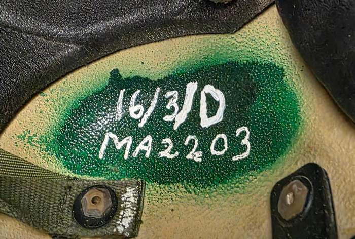 British Army Kevlar Helmet With Scrim, Afghanistan War