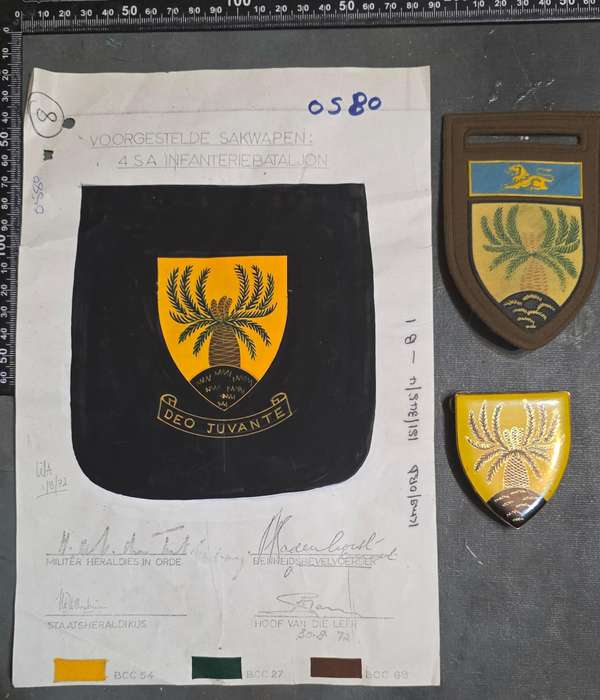 SADF 4 SAI ORIGINAL BLAZER ARTWORK & BADGES