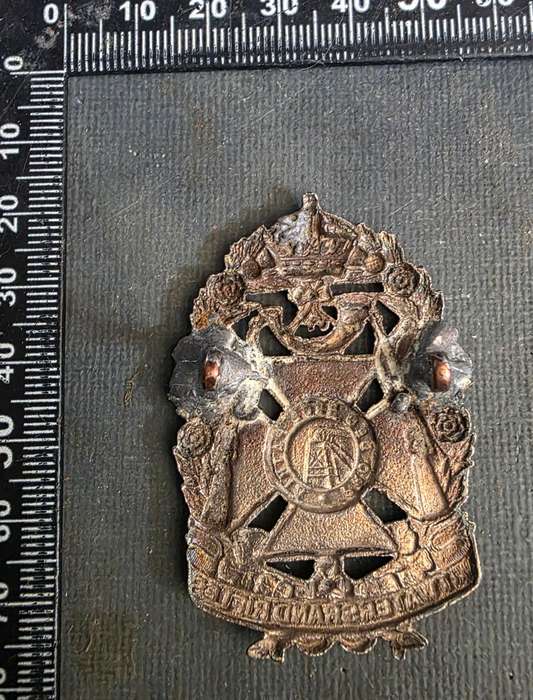 WW2 UDF WITWATERSRAND RIFLES BADGE SET